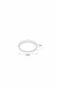 PLAFONNIER AINOS, LED, 3000K, ROND, BLANC