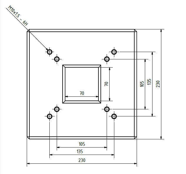 Fondation en béton prêt à l'emploi pour colonne de chargement