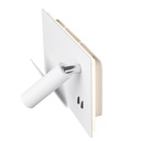 SOMNILA SPOT, APPLIQUE APPARENTE LED INDOOR 3000 K AVEC port USB