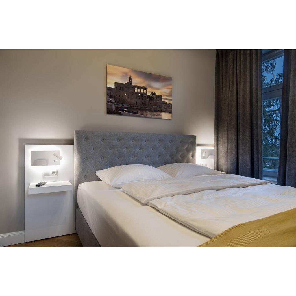 SOMNILA SPOT, APPLIQUE APPARENTE LED INDOOR 3000 K AVEC port USB