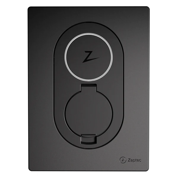 Borne de recharge ZAPTEC GO - ASPHALT BLACK