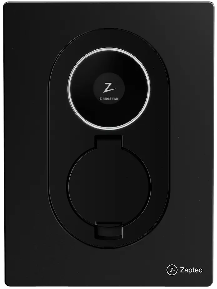 Borne de recharge ZAPTEC GO 2 - ASPHALT BLACK