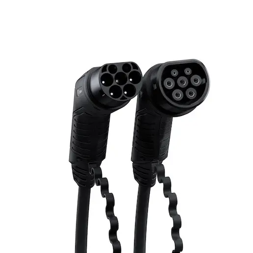 CABLE DE RECHARGE - 32 A - 7.5M TYPE 2 - TRIPHASE